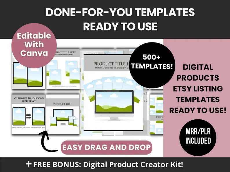 500+ Mockups Templates for Product Listings & Courses