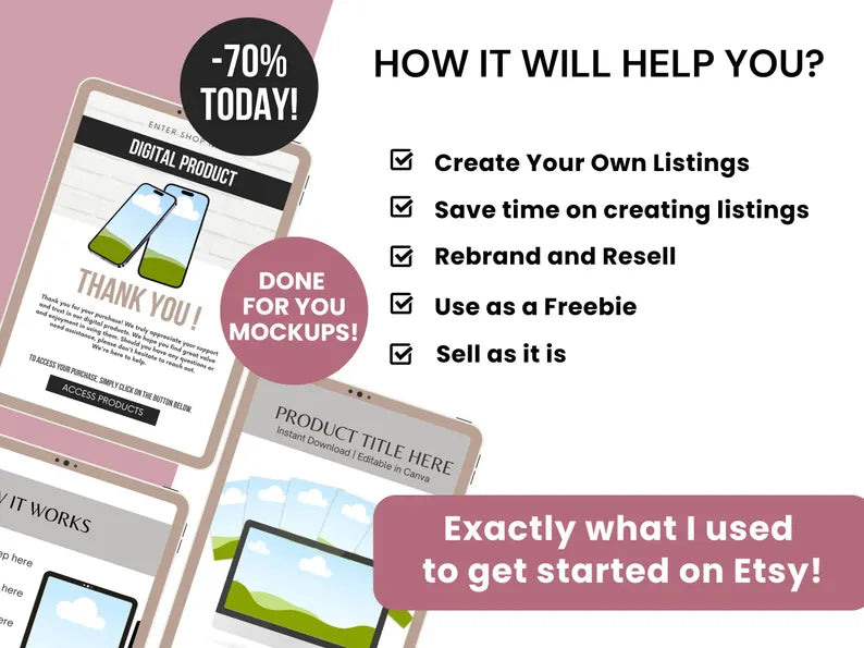 500+ Mockups Templates for Product Listings & Courses